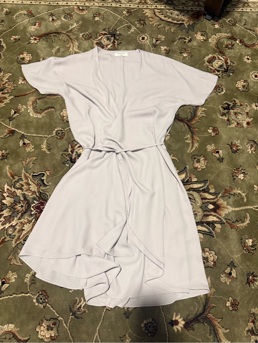 Light Lavender Wrap-Style Women's Dress Babaton